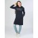 Dress-top, size 46, dark blue color