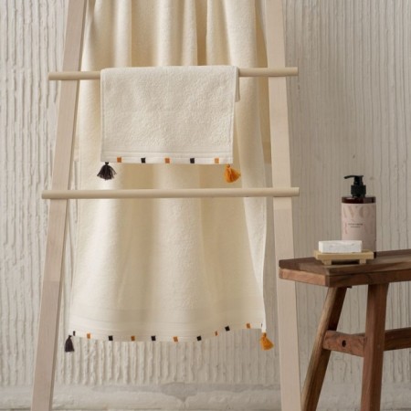 Terry towel Pasionaria "Lolas", 450 g, size 30x50 cm, white color