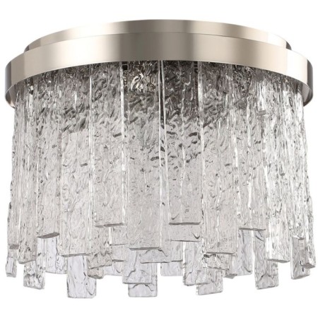 Ceiling chandelier Frostyle 6xe14 40W, size 40x40x28.5 cm, glossy nickel color