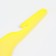 Boar for clothing for animals, 19 x 14 x 0.4 cm, yellow