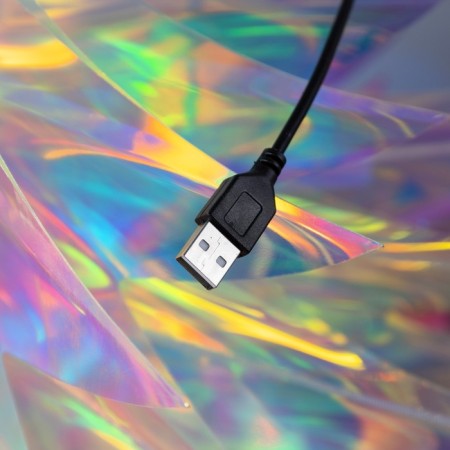 LED figure "Christmas tree" 100 × 130 × 100 cm, plastic, control from the application, USB, glow RGB-9