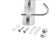 Cappio CVF001 hanger, metallic, four -rose, matte chromium