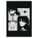 A4 notebook 80 sheets in the Calligrata line "Anime ART. Comic h/b", cover coated cardboard, whiteness 75% (gray sheets)