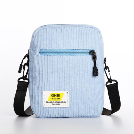 Youth bag with lightning, blue color