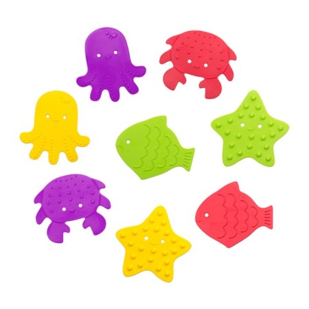 A set of anti-slip mini-rings for a bath 8 pcs., Mix color-8