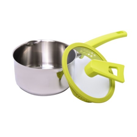 Bucket 1.5 l with a lid 16 cm, green-2