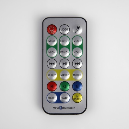 Light device "Karaoke" 20 cm, speaker, microphone, glow RGB, 5 V-6
