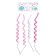 Jewelry for the cake "spirals", stretch, pale pink