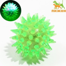 Ball luminous mini for cats, tpr, 3.5 cm, green