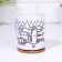 Sublimation circle "Work is not a wolf", 320 ml, with application