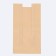 Crafts package, V-shaped bottom, with a longitudinal window 33 x 16 x 11 cm
