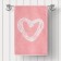 Trick Tensor Guten Morgen Hearts Pink, 450 grams, size 70x130 cm, pink color