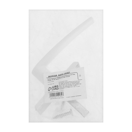 Handle window tundra, metal, d = 7 mm, pin 35 mm, length 80 mm, white color-3