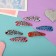 Invisible hair "Milan" (set 10 pcs) Flower ornament, 4.5 cm, mix