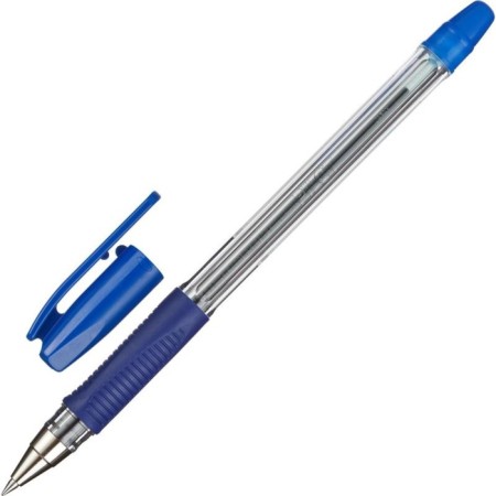 Ballpoint pen Pilot BPS-GP-EF (L), rubber emphasis, 0.5mm, oil base, blue rod-2