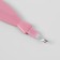Metal peel-trimmer for nails, curly handle, with a protective cap, 17 cm, color mix