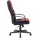 Armchair for the head of Brabix City EX-512, black/red fabric TW