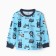 Pajamas for boys, blue color, height 110 cm