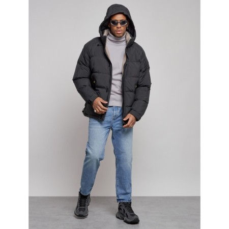 Sports Bologna male winter, size 54, black color-4