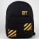 Backpack school youth Off, 33x13x37 cm, lightning department, external pocket, black color