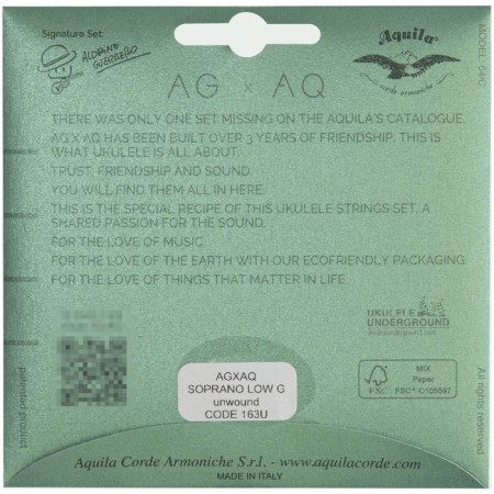 Strings for Ukulele Aquila 163U Soprano-1