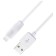 Hoco X1, Lightning cable - USB, 2.4 A, 3 m, white