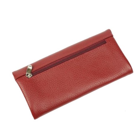 N/k wallet, valve, pockets 4, departments/coins 1, departments 2, color Red Fleet PR806-3