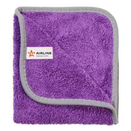 Airline microfiber, long pile, purple, 40x60 cm-1