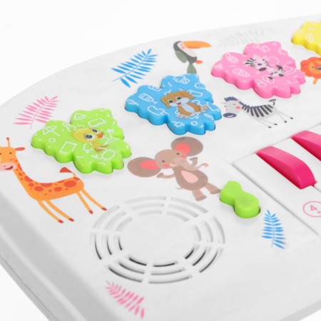 Musical toy "Piano: Zoo", 24 keys, light and sound effects-6
