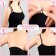 Straps silicone, fittings metal, 4 stripes, 1.5 cm, 37 cm, pair, color transparent