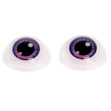 Eyes, set 10 pcs., Size 1 pc: 11.6 × 15.5 mm, purple color