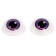 Eyes, set 10 pcs., Size 1 pc: 11.6 × 15.5 mm, purple color