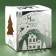 Gel candle in a glass with a decor inside the "blizzard" 5 x 5 x 6 cm