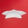 Board ceramic shade "San Santa Claus", ceramics, 24.5 × 23.5 × 3.5 cm, white color