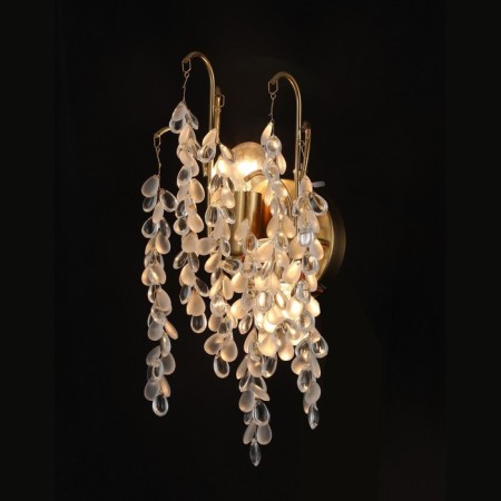 Bra Gerhort G31326/2WBRS+WT+CL, 2x60W, E14, 37.8x12x20 cm, bronze color
