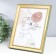Photo frame plastic 20x25 cm "Enigma" gold with double gray-green oyubvodka 28.5x23.5 cm