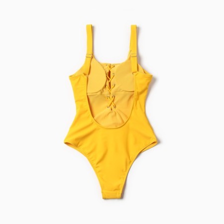 Swimsuit Assed female minku color yellow, size 46-6
