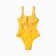 Swimsuit Assed female minku color yellow, size 46