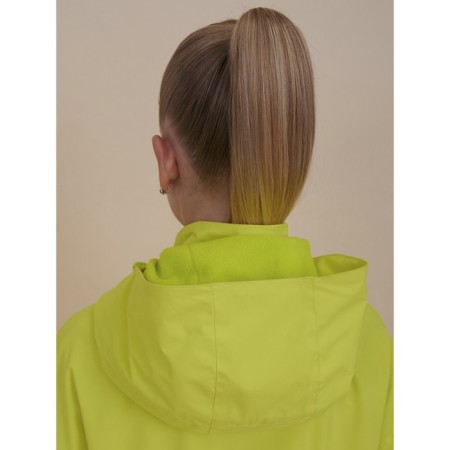 Vetrovka for girls, height 128 cm, lime color-11