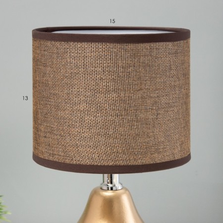 Liana table lamp E14 40W black and gold 15x15x28 cm-2
