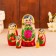 Nesting doll "Zoya", yellow scarf, 5 puppet, 12 cm