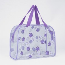 Lightning cosmetic bag, lilac color