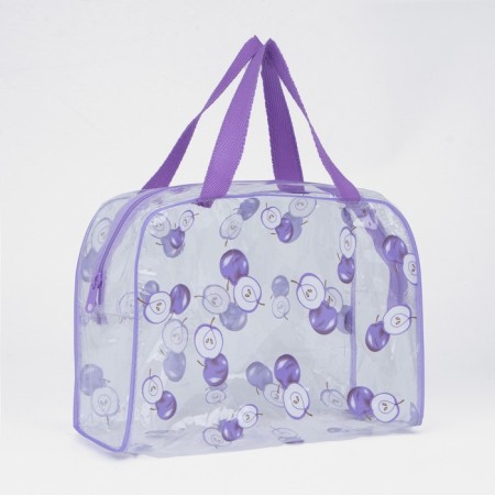 Lightning cosmetic bag, lilac color