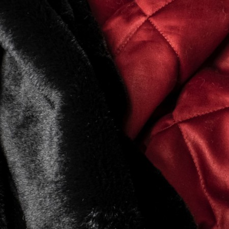 Плед меховой Stenova Home Black ruby, размер 140x200 см-4