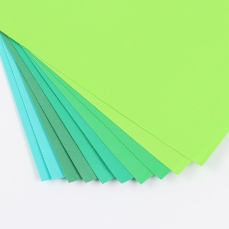 Foamiran's set "Magic 4 Hobby" Assorted No. 5, 50x50 cm UP.10 pcs, 1 mm
