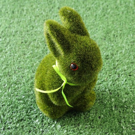 Figure "Grassmill Bunny" 8x8.5x14cm-3