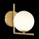 Wall lamp ST LUCE. SL1148.301.01. CODDA. 1x5 watts, G9, 15x17 cm, brass color