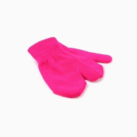 Baby mittens minku, raspberry color, 12 cm-1