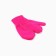 Baby mittens minku, raspberry color, 12 cm