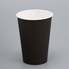 Black glass glass 400 ml, diameter 90 mm